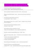 Skydiving class A- licensure Exam Questions and All Solved Solutions&period;