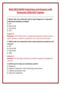 NHA CBCS EXAM 3 Questions and Answers with Rationales 2026&sol;2027 Update 