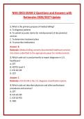 NHA CBCS EXAM 2 Questions and Answers with Rationales 2026&sol;2027 Update 
