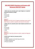 NHA CBCS EXAM 3 Questions and Answers with Rationales 2026&sol;2027 Update 