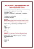 NHA CBCS EXAM 2 Questions and Answers with Rationales 2026&sol;2027 Update