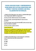 2026-2027 FACHE ACHE BOG EXAM &vert; COMPREHENSIVE&NewLine;EXAM BANK WITH ACTUAL QUESTIONS AND&NewLine;CORRECT VERIFIED ANSWERS AND WELL&NewLine;ELLABORATED RATIONALES&period;