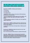 NR 509 FINAL EXAM WITH ACCURATE SOLUTIONS&sol;2026 UPDATED&sol;GRADED A&plus;&sol;
