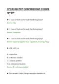 CPSI EXAM PREP COMPREHENSIVE COURSE&NewLine;REVIEW