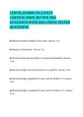 CPSI PLAYGROUND SAFETY&NewLine;CERTIFICATION REVIEW 2026&NewLine;QUESTIONS WITH SOLUTIONS TESTED&NewLine;QUESTIONS&period;