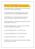 ODS FINAL &lbrack;2026&rsqb; UPDATED ACTUAL Exam Questions&NewLine;and Answers &vert; 100&percnt; Verified &vert; Detailed Solutions &vert; A&plus;&NewLine;