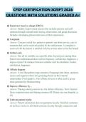 CPXP CERTIFICATION SCRIPT 2026&NewLine;QUESTIONS WITH SOLUTIONS GRADED A&plus;