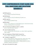 CPXP COMPREHENSIVE STUDY GUIDE 2026&NewLine;FULL QUESTIONS AND SOLUTIONS&NewLine;GRADED A&plus;