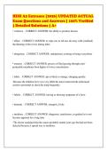 HESI A2 Entrance &lbrack;2026&rsqb; UPDATED ACTUAL&NewLine;Exam Questions and Answers &vert; 100&percnt; Verified&NewLine;&vert; Detailed Solutions &vert; A&plus;