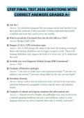 CPXP FINAL TEST 2026 QUESTIONS WITH&NewLine;CORRECT ANSWERS GRADED A&plus;