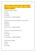HESI A2 Anatomy and Physiology &lbrack;2026&rsqb; NEWEST&NewLine;Questions and Answers &vert; Expert Verified &vert; Complete&NewLine;Solutions &vert; Graded A&plus;