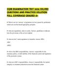 CQIB EXAMINATION TEST 2026 SOLVED&NewLine;QUESTIONS AND PRACTICE SOLUTION&NewLine;FULL COVERAGE GRADED A