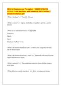 HESI A2 Anatomy and Physiology &lbrack;2026&rsqb; UPDATED&NewLine;ACTUAL Exam Questions and Answers &vert; 100&percnt; Verified &vert;&NewLine;Detailed Solutions &vert; A&plus;