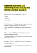 CQIB MOCK EXAM SCRIPT 2026&NewLine;COMPLETE QUESTIONS AND ANSWERS&NewLine;VERIFIED SOLUTIONS GRADED A&plus;