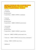 ANATOMY & PHYSIOLOGY HESI A2 &lpar;ELSEVIER-EVOLVE&rpar;&NewLine;&lbrack;2026&rsqb; NEWEST Questions and Answers &vert; Expert&NewLine;Verified &vert; Complete Solutions &vert; Graded A&plus;&NewLine;