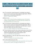 CQM-C PRACTICE EXAMINATION 2026&NewLine;QUESTIONS WITH ANSWERS GRADED&NewLine;A&plus;