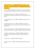 NUR 215 Exam 4 &lbrack;2026&rsqb; NEWEST Questions and&NewLine;Answers &vert; Expert Verified &vert; Complete Solutions &vert;&NewLine;Graded A&plus;