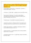 NUR 215 Exam 4 &lbrack;2026&rsqb; UPDATED ACTUAL Exam&NewLine;Questions and Answers &vert; 100&percnt; Verified &vert; Detailed&NewLine;Solutions &vert; A&plus;