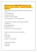 NUR 215 Exam 3 &lbrack;2026&rsqb; NEWEST Questions and&NewLine;Answers &vert; Expert Verified &vert; Complete Solutions &vert;&NewLine;Graded A&plus;