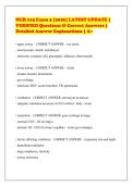 NUR 215 Exam 3 &lbrack;2026&rsqb; LATEST UPDATE &vert;&NewLine;VERIFIED Questions & Correct Answers &vert;&NewLine;Detailed Answer Explanations &vert; A&plus;