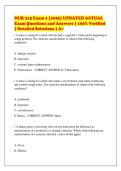 NUR 215 Exam 2 &lbrack;2026&rsqb; UPDATED ACTUAL&NewLine;Exam Questions and Answers &vert; 100&percnt; Verified&NewLine;&vert; Detailed Solutions &vert; A&plus;&NewLine;