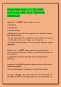 NR 509 Final Exam WITH ACCURATE SOLUTION &sol;GRADED A&plus;&sol;PASS GUIDE 