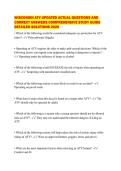 WISCONSIN ATV UPDATED ACTUAL QUESTIONS AND&NewLine;CORRECT ANSWERS COMPREHENSIVE STUDY GUIDE&NewLine;DETAILED SOLUTIONS 2026
