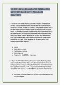 NR 509 Final Exam WITH ACCURATE SOLUTION &sol;GRADED A&plus;&sol;PASS GUIDE &sol;GUARANTEED PASS