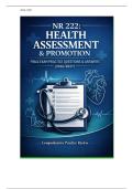 NR 222&colon; Health Assessment & &NewLine;Promotion The Complete Exam Preparation Mastery Manual&colon; &NewLine;Advanced Study Guide&comma; Extensive &NewLine;Test Bank Review&comma; Full-Length &NewLine;Practice Questions&comma; and Final Knowledge Assessment&rpar; &NewLine;