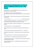 ATT Comp Test &lpar;FC&rpar; Question and Answer&NewLine;&lbrack;2026&rsqb; &vert; UPDATED ACTUAL Exam &vert; Final&NewLine;Review
