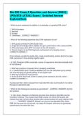 Bio 202 Exam 2 Question and Answer &lbrack;2026&rsqb; &vert;&NewLine;UPDATED ACTUAL Exam &vert; Detailed Answer&NewLine;Explanations