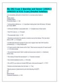 Bio 202 Exam 2 Question and Answer &lbrack;2026&rsqb; &vert;&NewLine;UPDATED ACTUAL Exam &vert; Detailed Solutions