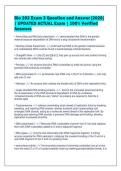 Bio 202 Exam 3 Question and Answer &lbrack;2026&rsqb;&NewLine;&vert; UPDATED ACTUAL Exam &vert; 100&percnt; Verified&NewLine;Answers