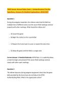TASO Soccer Annual Rules Exam &vert; Comprehensive Practice &NewLine;Questions&comma; Answers & Detailed Explanations 2026&sol;2027 