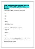 NUR 505-Exam 1 Question and Answer&NewLine;&lbrack;2026&rsqb; &vert; UPDATED ACTUAL Exam &vert; A&plus;&NewLine;Verified&NewLine;