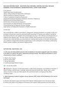NSG 6020 MIDTERM EXAM &ndash; QUESTIONS AND ANSWERS &vert; VERIFIED AND WELL DETAILED&NewLine;ANSWERS &vert; PLUS RATIONALES &vert; GUARANTEED PASS &vert; LATEST EXAM UPDATE
