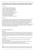 CALIFORNIA PUBLIC ADJUSTER LICENSING EXAM &ndash; QUESTIONS AND ANSWERS &vert; VERIFIED AND&NewLine;WELL DETAILED ANSWERS &vert; PLUS RATIONALES &vert; GUARANTEED PASS &vert; LATEST EXAM UPDATE