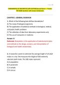 FUNDAMENTALS OF BIOSTATISTICS &lpar;8TH EDITION&rpar; Bernard Rosner &mdash; Practice TEST BANK Questions with Answers & Rationales