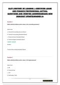 CLFP EXAM&vert;QUESTIONS AND VERIFIED ANSWERS&vert;BRAND NEW 2026-2027 UPDATE&vert;GRADED A&plus;