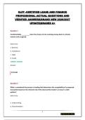CLFP &vert;QUESTIONS AND VERIFIED ANSWERS&vert;BRAND NEW 2026-2027 UPDATE&vert;GRADED A&plus;