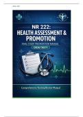 NR 222&colon; Health Assessment & &NewLine;Promotion Ultimate Certification &NewLine;Success Companion&colon; In-Depth Study &NewLine;Guide&comma; Updated Practice Tests&comma; &NewLine;Detailed Review Questions&comma; and &NewLine;Comprehensive Exam Preparation Manual &NewLine;