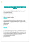 NR 511 CEA Exam Practice Questions with Verified Answers &lpar;A&plus; Grade&rpar; 2026&sol;2027 &vert; Comprehensive Family Nurse Practitioner Review Study Guide Quiz Bundles 