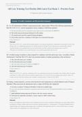 FLORIDA ALF CORE TRAINING TEST BANK 2 2026&sol;2027 &vert; 100&plus; Real Exam Questions & Verified Answers &vert; Pass Guaranteed - A&plus; Graded&NewLine;&NewLine;