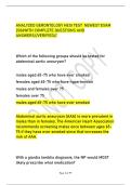 ANALYZED GERONTOLOGY HESI TEST NEWEST EXAM &NewLine;2026WITH COMPLETE QUESTIONS AND &NewLine;ANSWERS&sol;&sol;VERIANALYZED GERONTOLOGY HESI TEST NEWEST EXAM &NewLine;2026WITH COMPLETE QUESTIONS AND &NewLine;ANSWERS&sol;&sol;VERIFIED&sol;&sol;