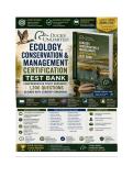 Ducks Unlimited Ecology Conservation & Management Certification Complete Test Bank &mdash; All Questions &lpar;1-1200&rpar;