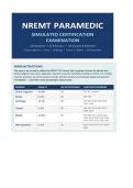 NREMT Paramedic Simulated Certification Exam&colon; 150 Questions with Rationales