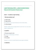 Legal Terminology 2026