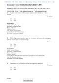 Test Bank for The Economy Today&comma; 16th Edition by Bradley R&period; Schiller &vert; Chapter 1 Practice Questions with Correct Answers & Detailed Rationales