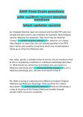 Medicare Certification Practice Questions & Detailed Answers