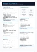 Introductory Statistics Midterm Cheat Sheet & Exam Strategy &ndash; OpenStax 2e &ndash; 2026 Edition